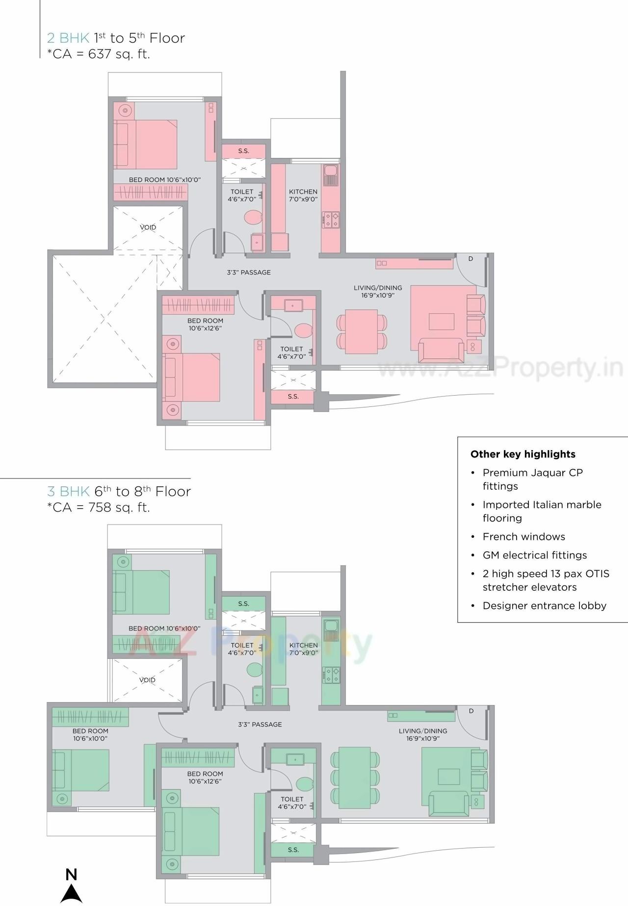 Layout of real estate project Swastik Plaza C Chs Ltd Avana located at Kurla, MumbaiSuburban, Maharashtra