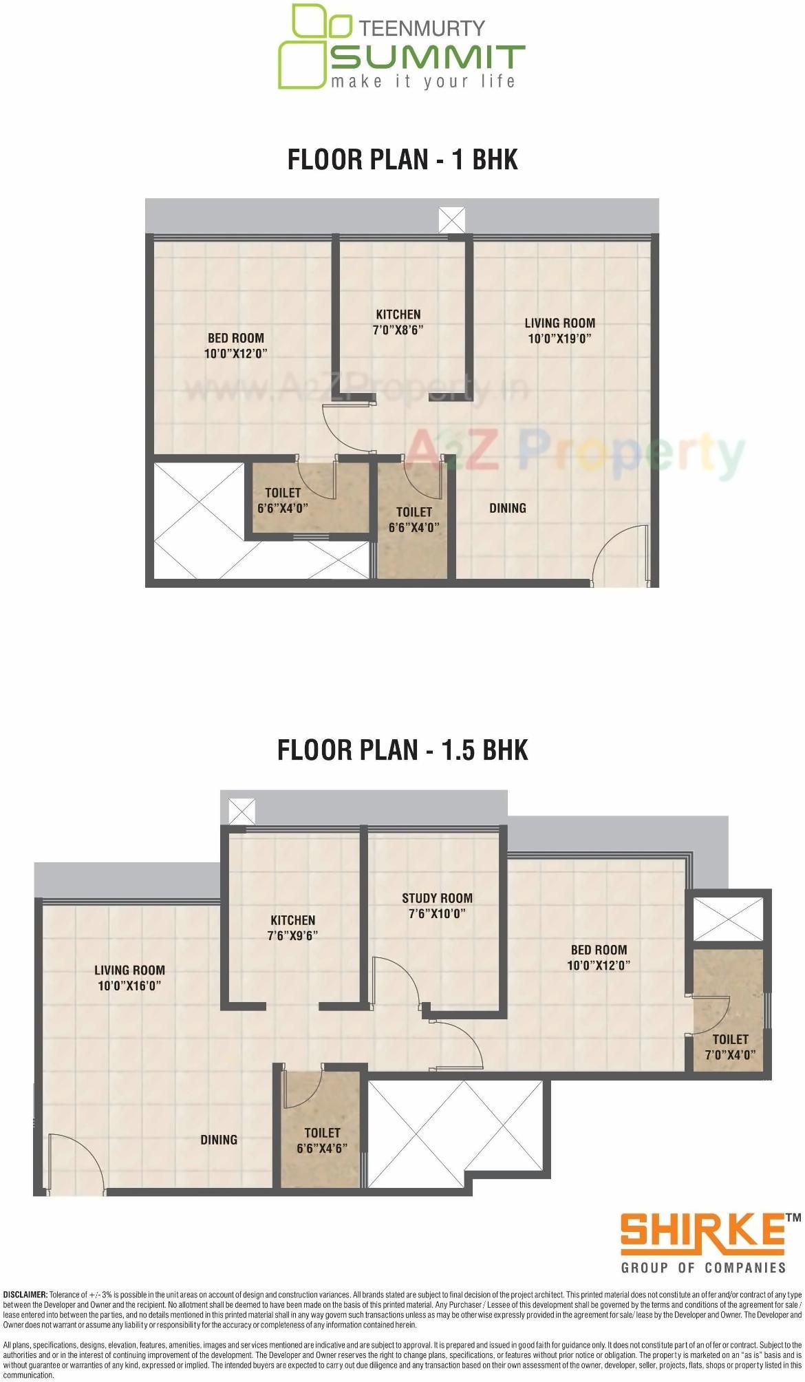 Layout of real estate project Teenmurty Summit located at Borivali, MumbaiSuburban, Maharashtra