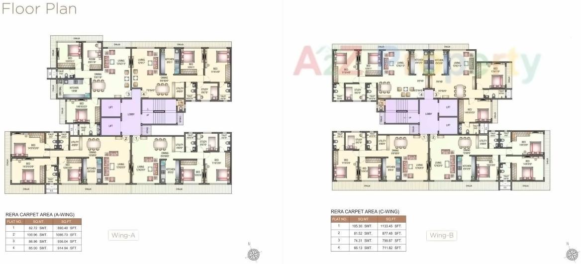 Layout of real estate project The Chakravarti Ashok Chsl located at Andheri, MumbaiSuburban, Maharashtra