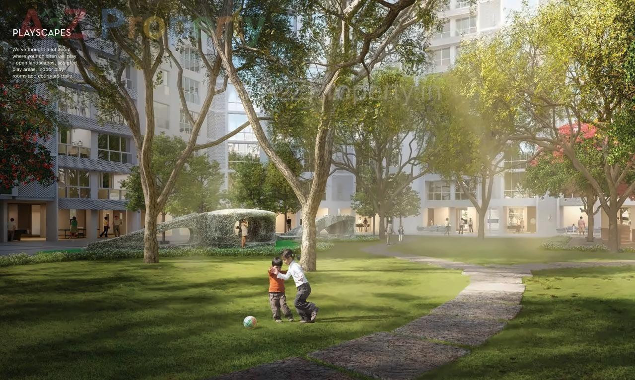 3D Elevation of real estate project The Trees, Residential located at Kurla, MumbaiSuburban, Maharashtra