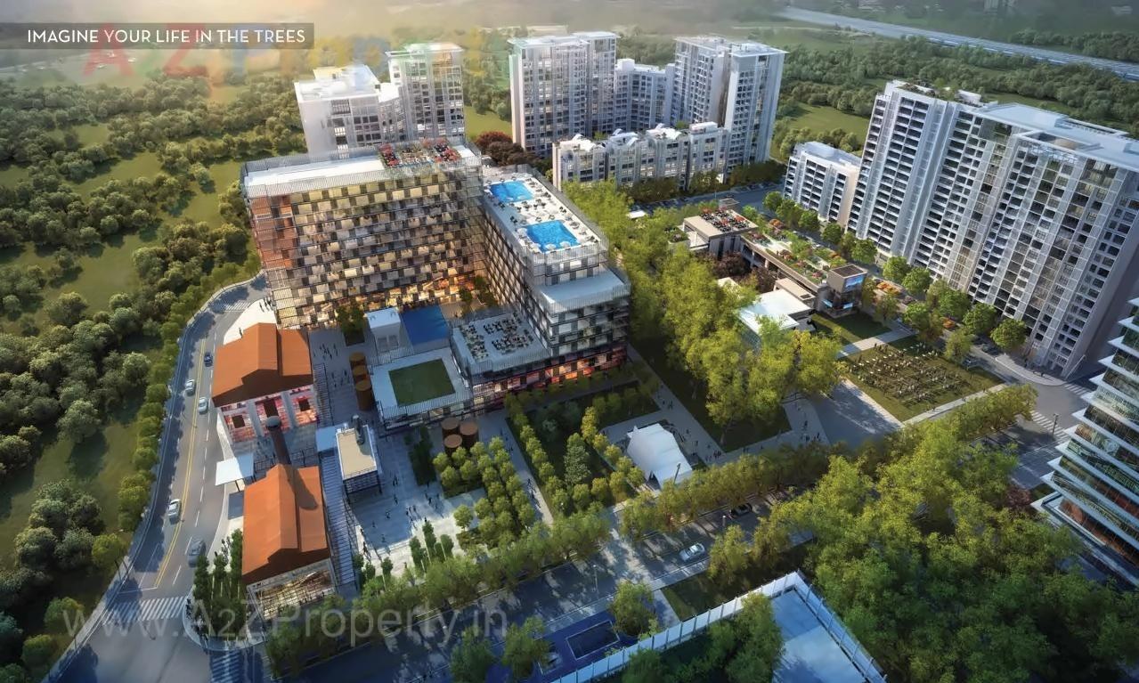 3D Elevation of real estate project The Trees, Residential located at Kurla, MumbaiSuburban, Maharashtra