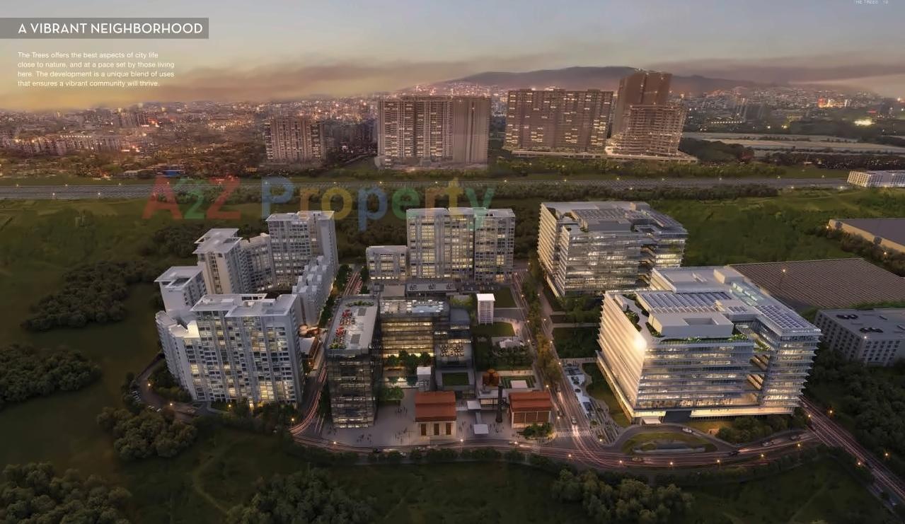 3D Elevation of real estate project The Trees, Residential located at Kurla, MumbaiSuburban, Maharashtra