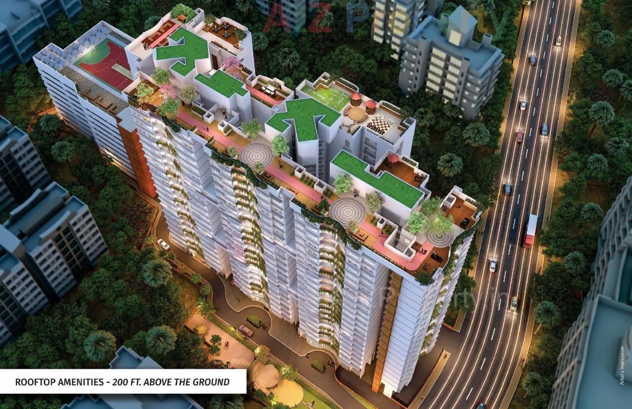 3D Elevation of real estate project Tridhaatu Aum located at Kurla, MumbaiSuburban, Maharashtra