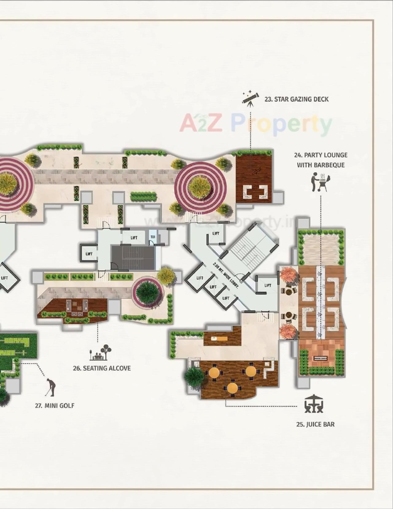 Layout of real estate project Tridhaatu Aum located at Kurla, MumbaiSuburban, Maharashtra