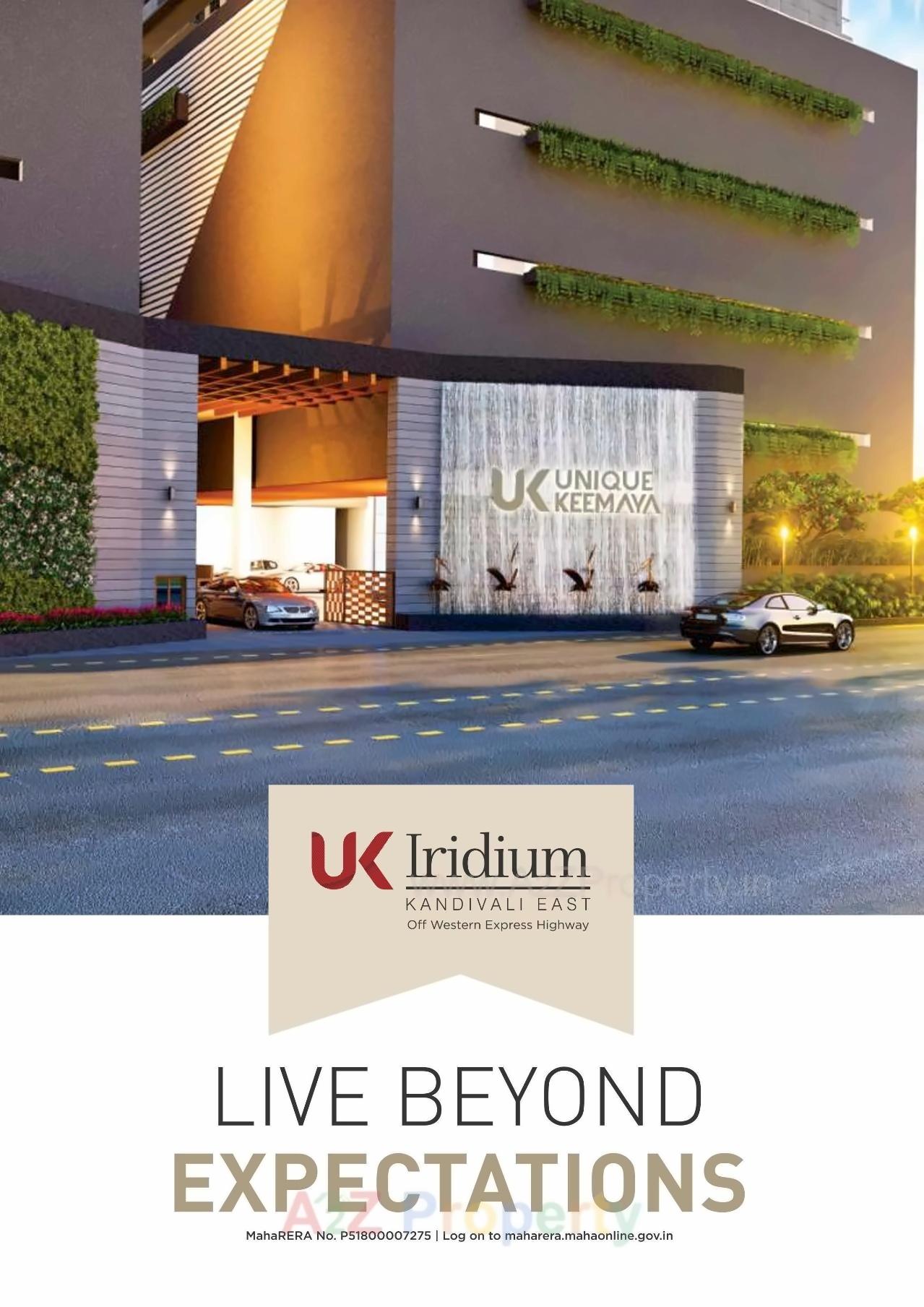 3D Elevation of real estate project Uk Iridium located at Borivali, MumbaiSuburban, Maharashtra
