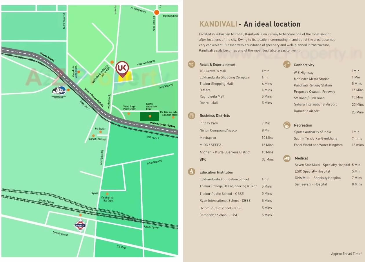  of real estate project Uk Iridium located at Borivali, MumbaiSuburban, Maharashtra