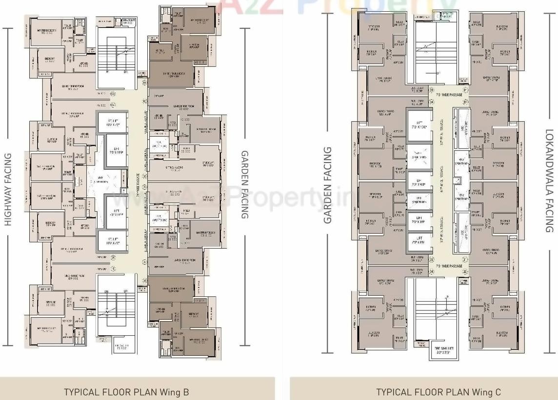 Layout of real estate project Uk Iridium located at Borivali, MumbaiSuburban, Maharashtra