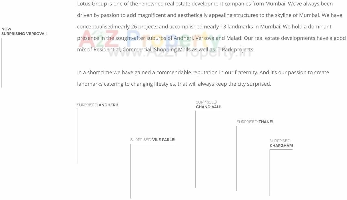  of real estate project Unity By Lotus located at Andheri, MumbaiSuburban, Maharashtra