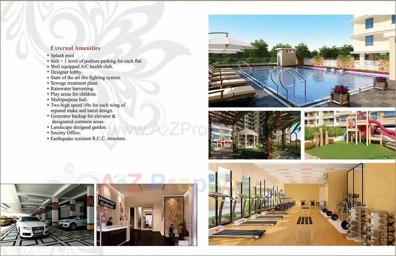 3D Elevation of real estate project Universal Cubical located at Andheri, MumbaiSuburban, Maharashtra