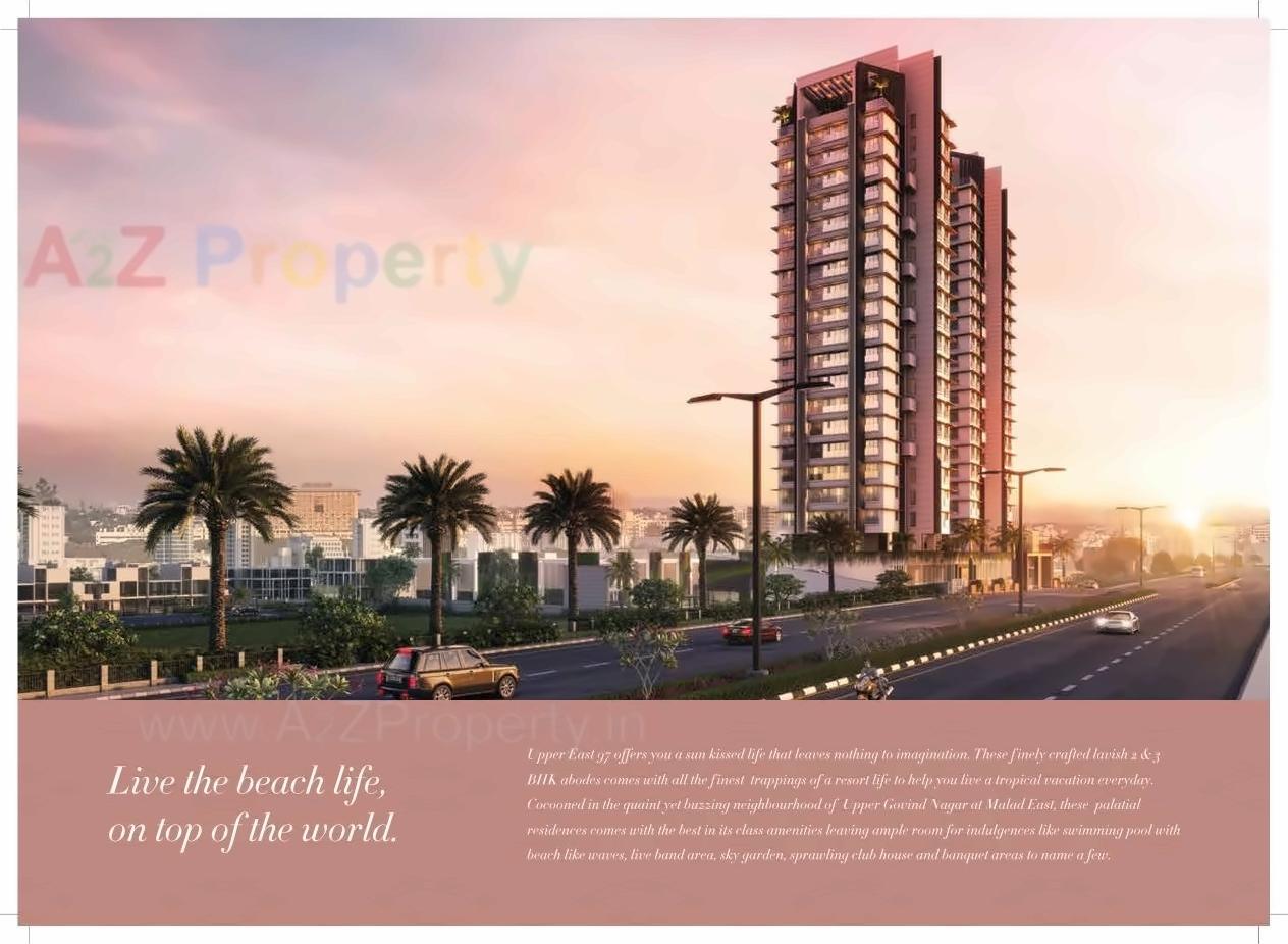 3D Elevation of real estate project Upper East located at Borivali, MumbaiSuburban, Maharashtra