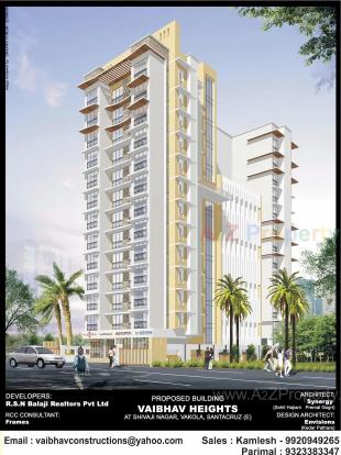 Elevation of real estate project Vaibhav Heights located at Andheri, MumbaiSuburban, Maharashtra