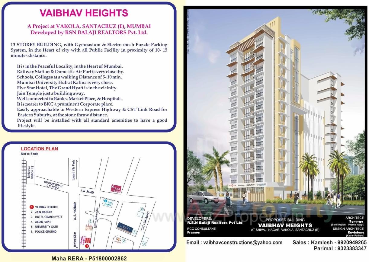  of real estate project Vaibhav Heights located at Andheri, MumbaiSuburban, Maharashtra