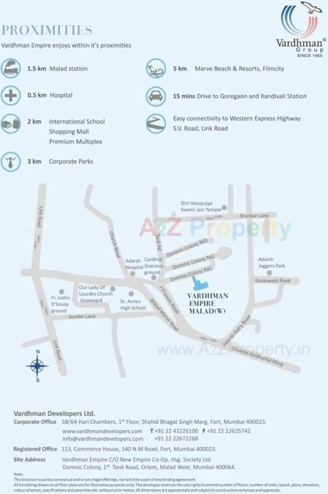  of real estate project Vardhman Empire located at Borivali, MumbaiSuburban, Maharashtra