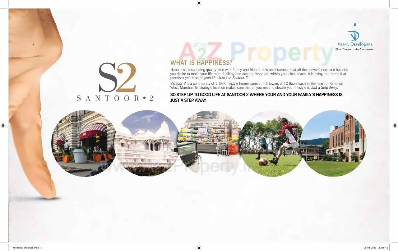  of real estate project Veena Santoor located at Borivali, MumbaiSuburban, Maharashtra