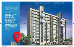 Elevation of real estate project Veena Santoor located at Borivali, MumbaiSuburban, Maharashtra