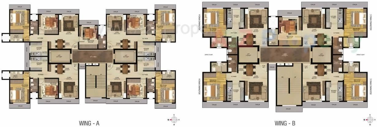 Layout of real estate project Veena Serenity located at Kurla, MumbaiSuburban, Maharashtra