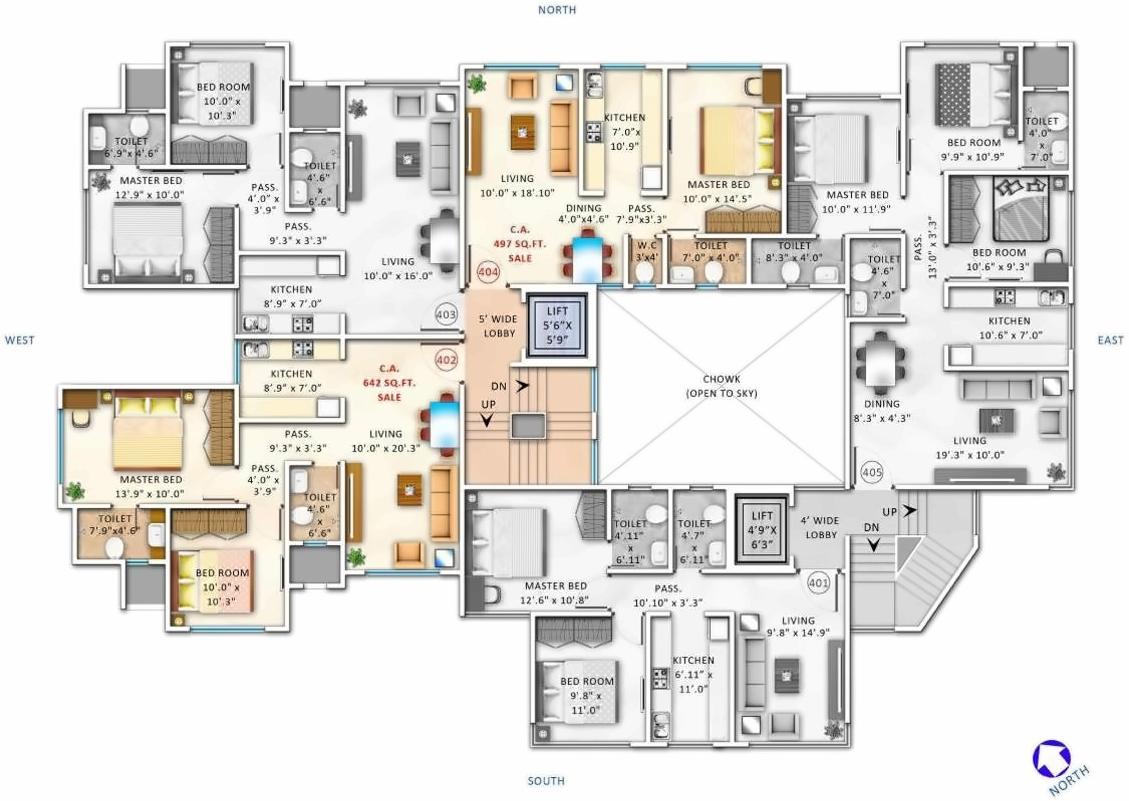 Layout of real estate project Ventures Alta Monte located at Andheri, MumbaiSuburban, Maharashtra