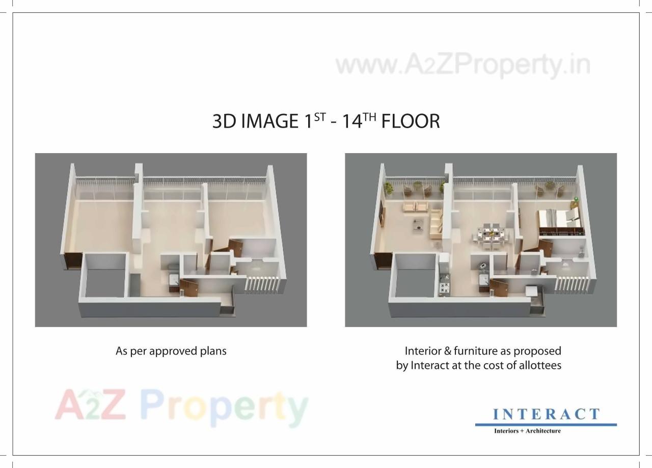 Layout of real estate project Verona located at Andheri, MumbaiSuburban, Maharashtra