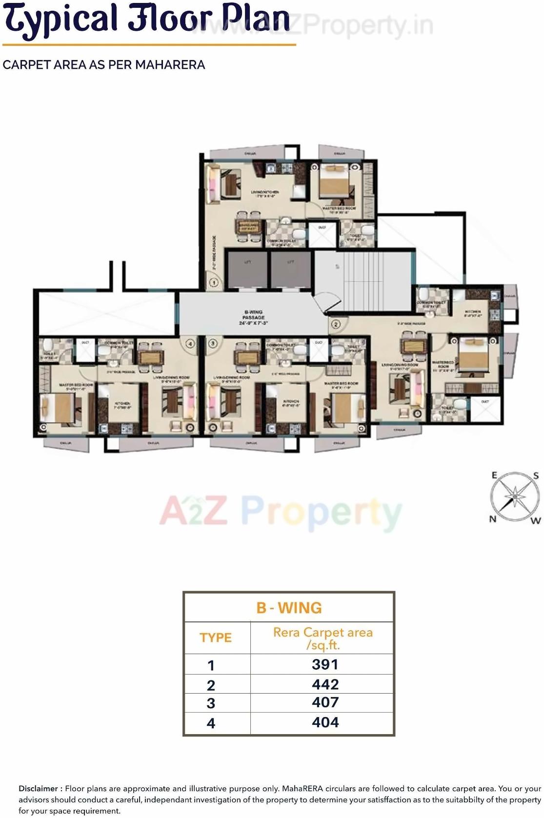 Layout of real estate project Vinayak Heights located at Kurla, MumbaiSuburban, Maharashtra