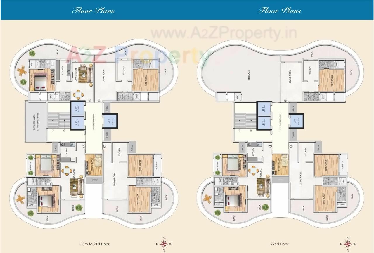 Layout of real estate project Vrindavan located at Borivali, MumbaiSuburban, Maharashtra