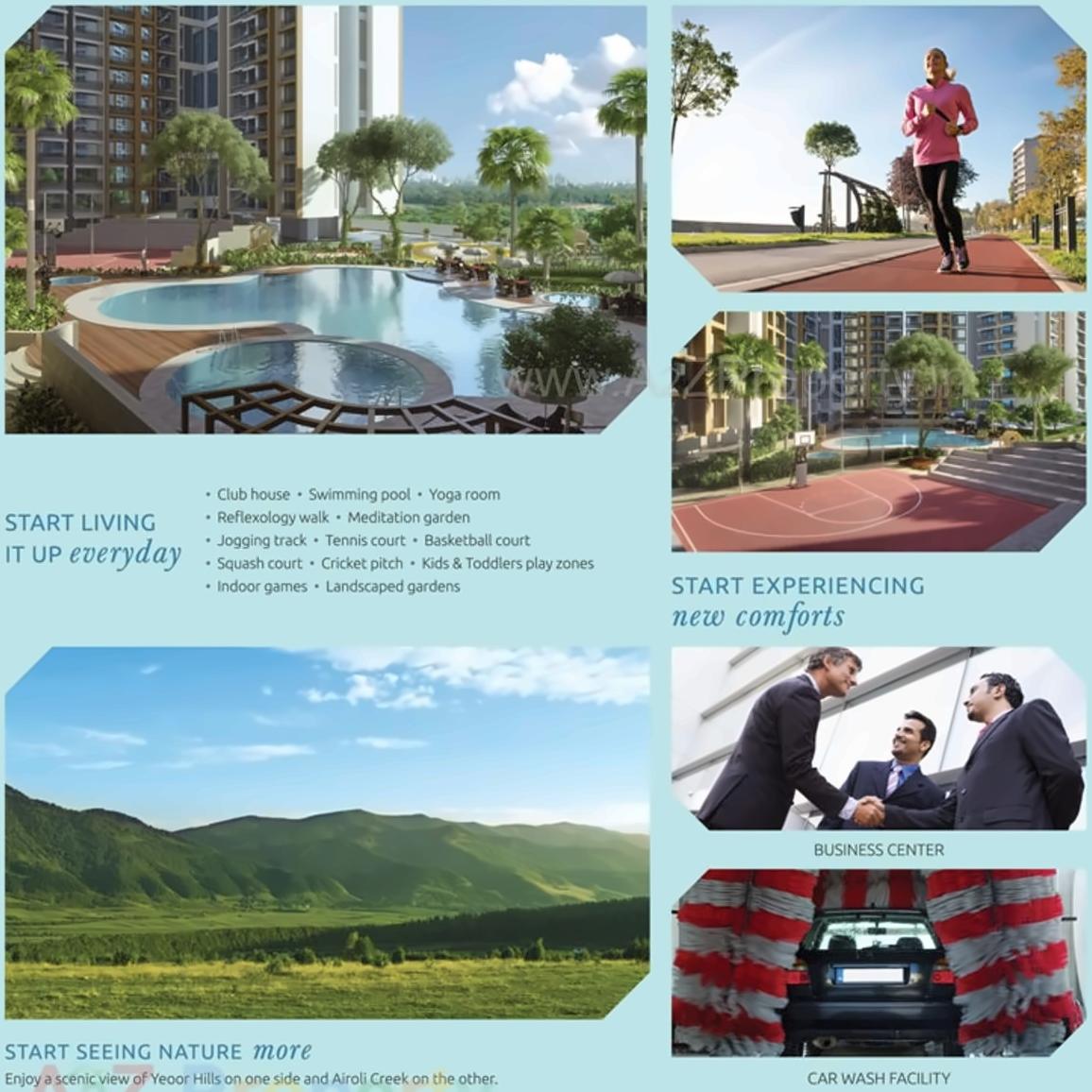 3D Elevation of real estate project Whispering Tower Abcd located at Kurla, MumbaiSuburban, Maharashtra