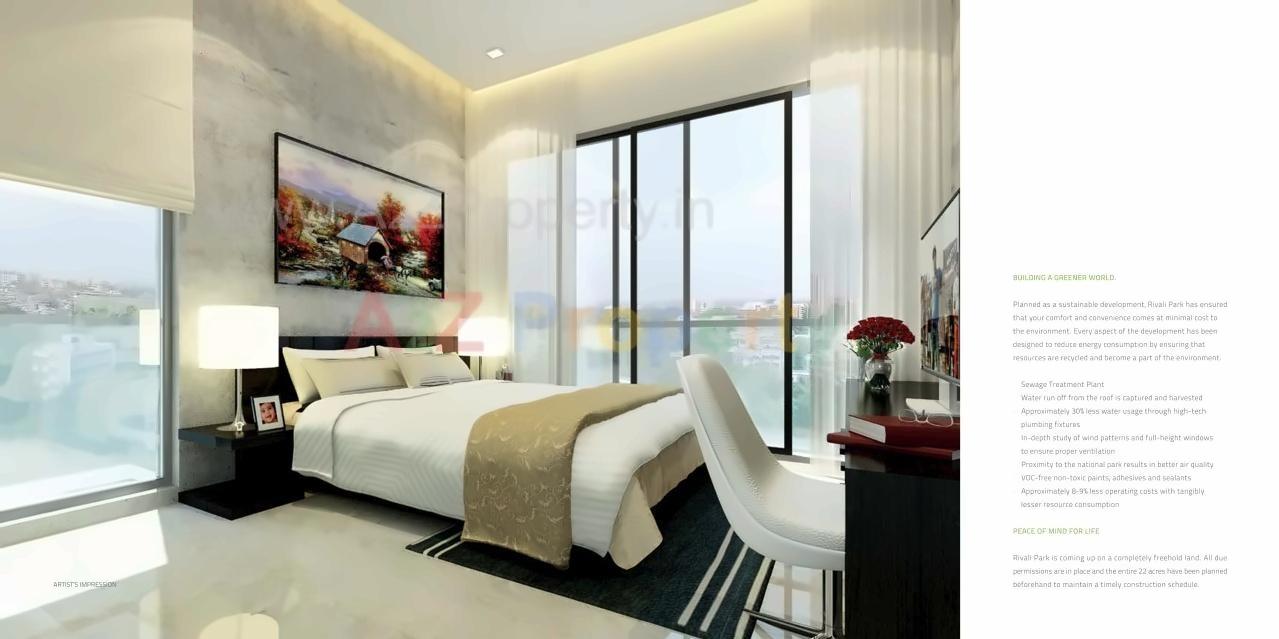 3D Elevation of real estate project Wintergreen located at Borivali, MumbaiSuburban, Maharashtra