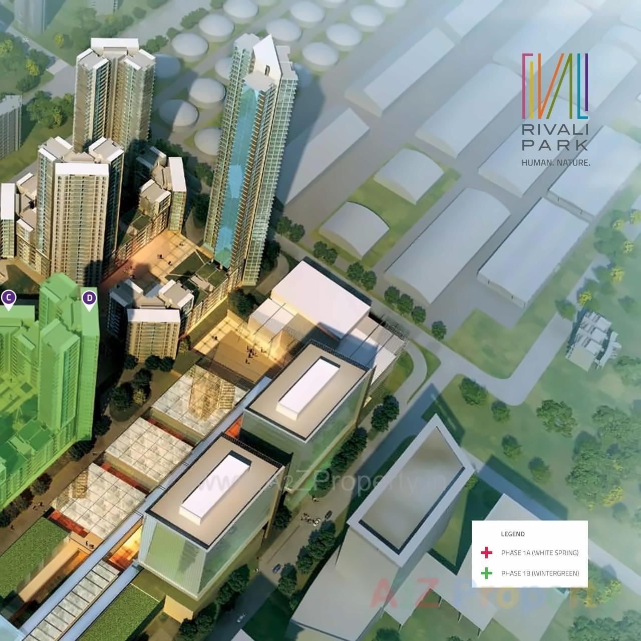 Layout of real estate project Wintergreen located at Borivali, MumbaiSuburban, Maharashtra