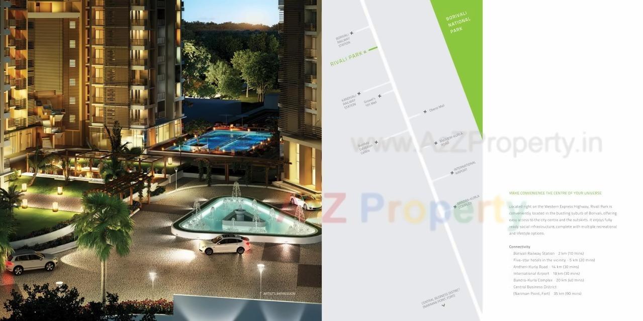 3D Elevation of real estate project Wintergreen located at Borivali, MumbaiSuburban, Maharashtra