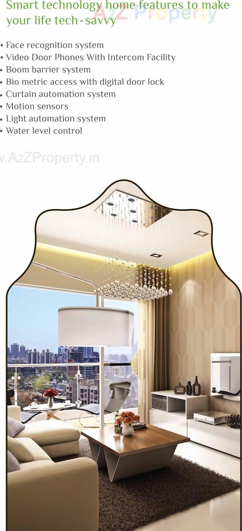 3D Elevation of real estate project Woods Platina B  Ebony Tower located at Andheri, MumbaiSuburban, Maharashtra