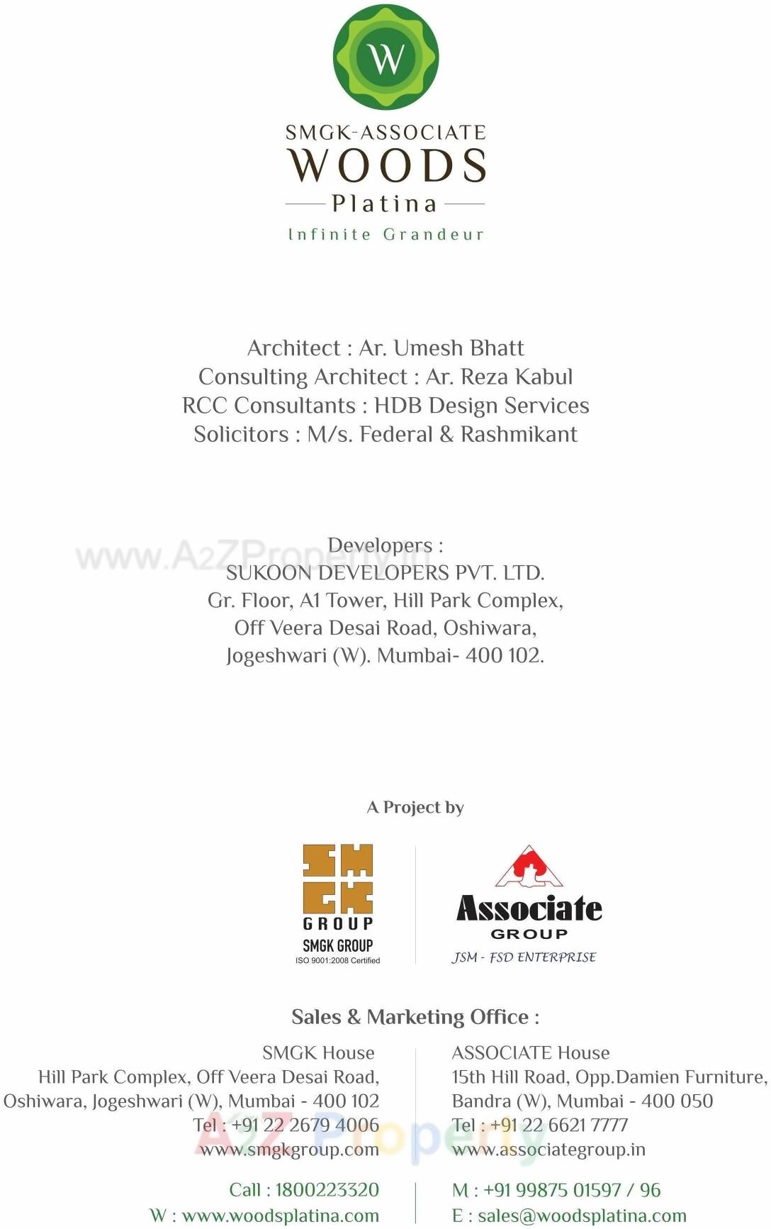  of real estate project Woods Platina B  Ebony Tower located at Andheri, MumbaiSuburban, Maharashtra