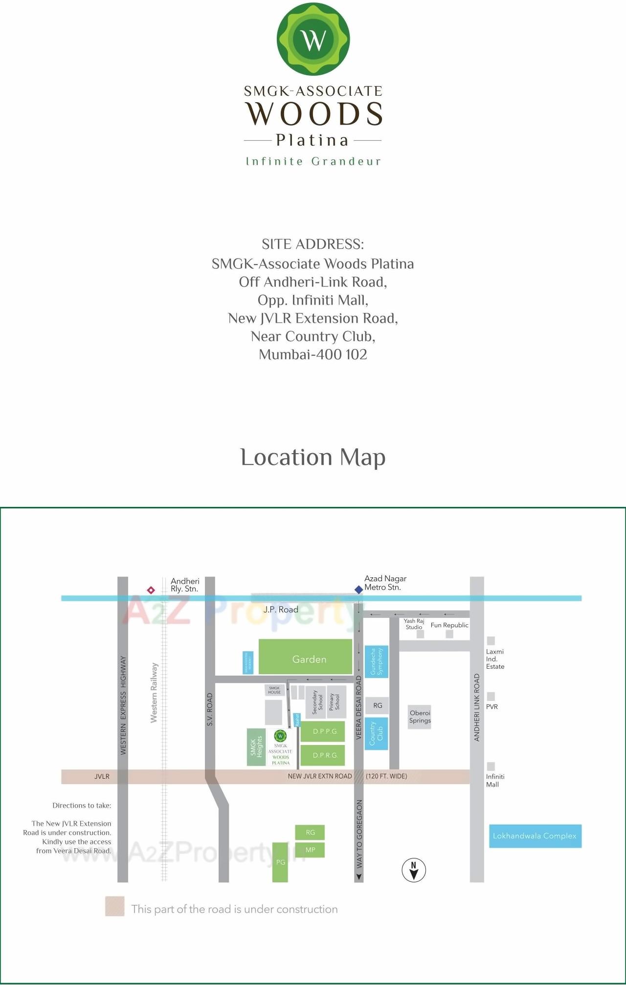  of real estate project Woods Platina B  Ebony Tower located at Andheri, MumbaiSuburban, Maharashtra