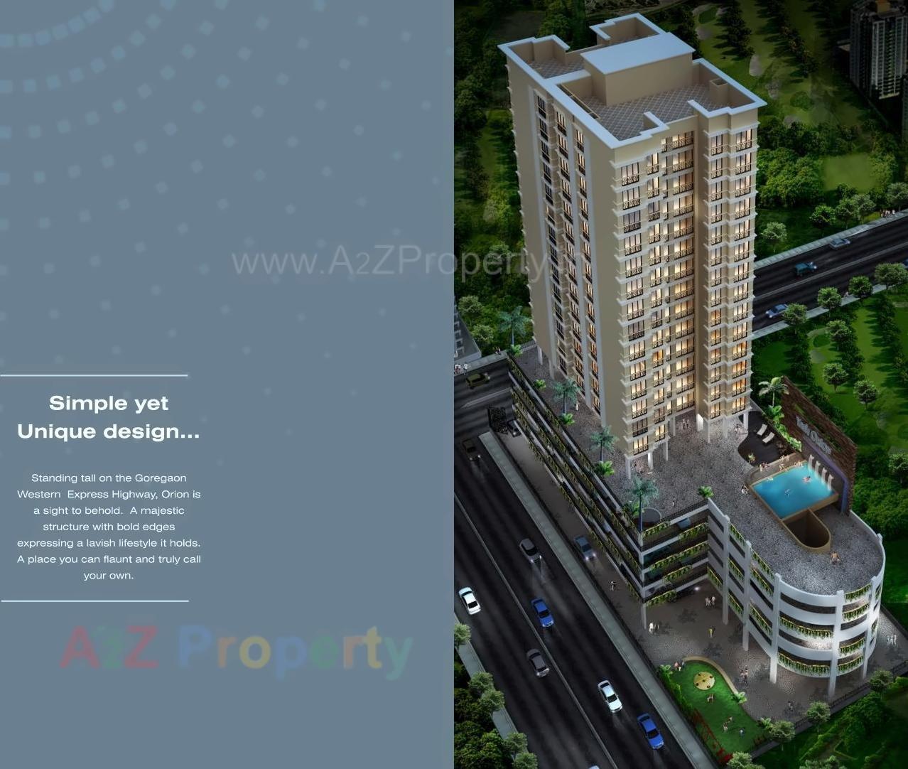 3D Elevation of real estate project Yash Orion located at Borivali, MumbaiSuburban, Maharashtra