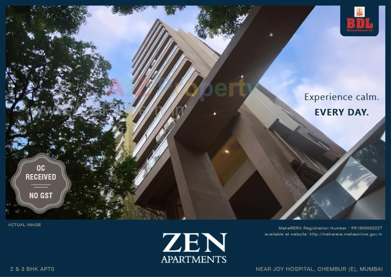 3D Elevation of real estate project Zen Apartments located at Kurla, MumbaiSuburban, Maharashtra