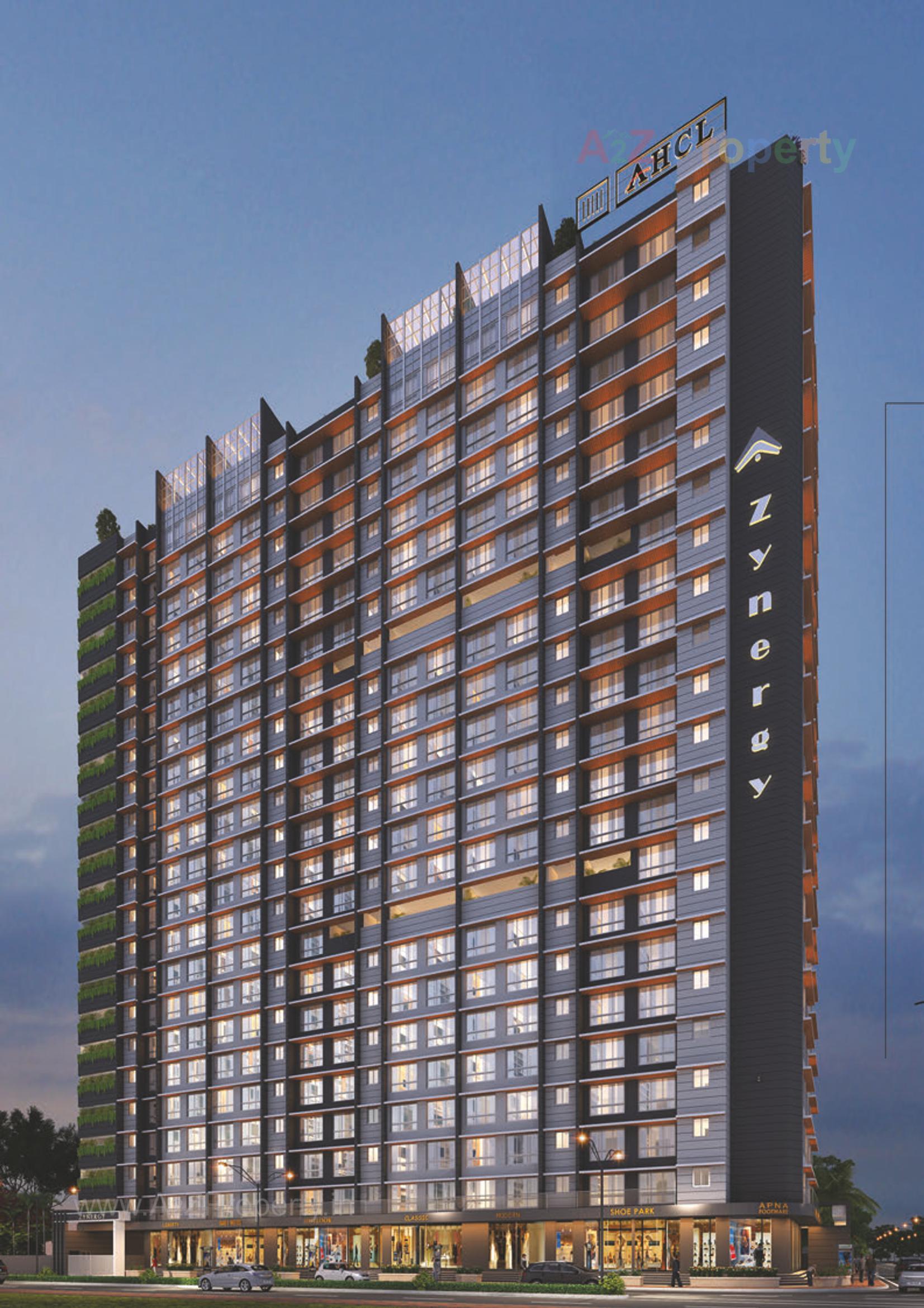 3D Elevation of real estate project Zynergy located at Kurla, MumbaiSuburban, Maharashtra