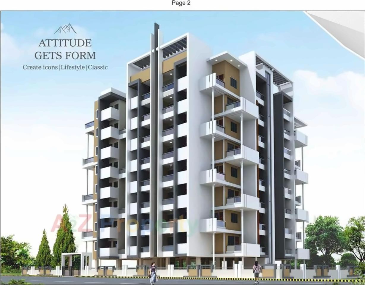 3D Elevation of real estate project Angels Paramount located at Besa, Nagpur, Maharashtra
