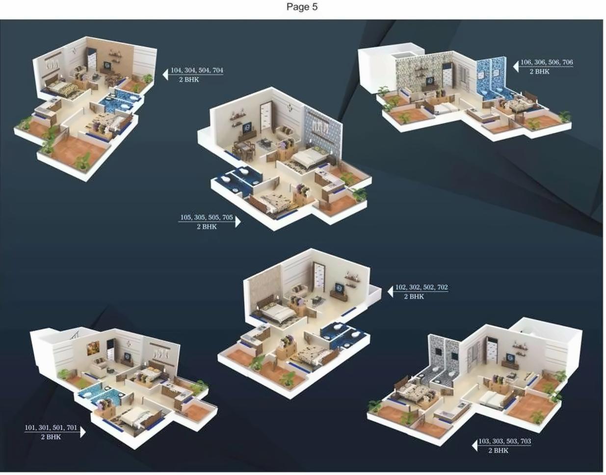 Layout of real estate project Angels Paramount located at Besa, Nagpur, Maharashtra