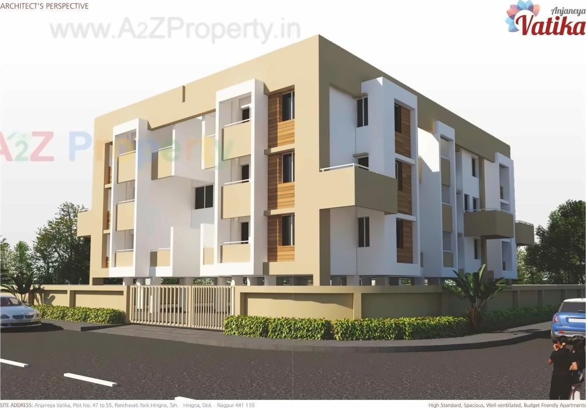 3D Elevation of real estate project Anjaneya Vatika located at Hingna, Nagpur, Maharashtra
