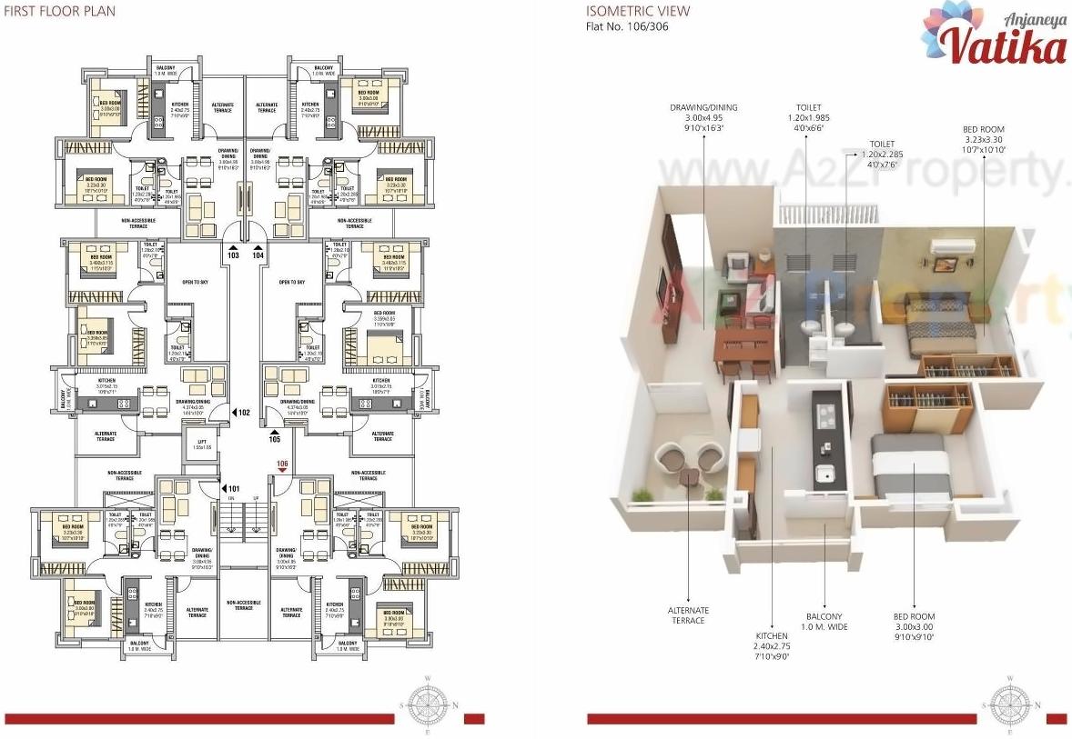 Layout of real estate project Anjaneya Vatika located at Hingna, Nagpur, Maharashtra