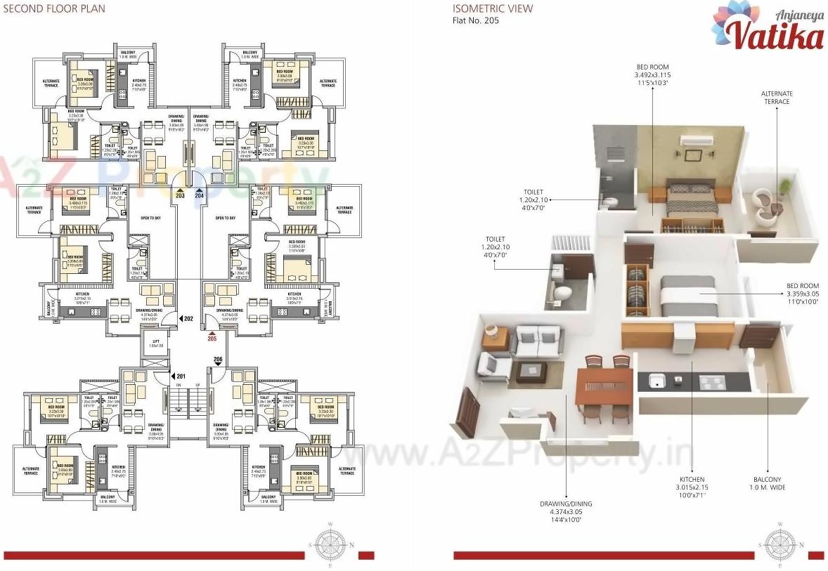 Layout of real estate project Anjaneya Vatika located at Hingna, Nagpur, Maharashtra