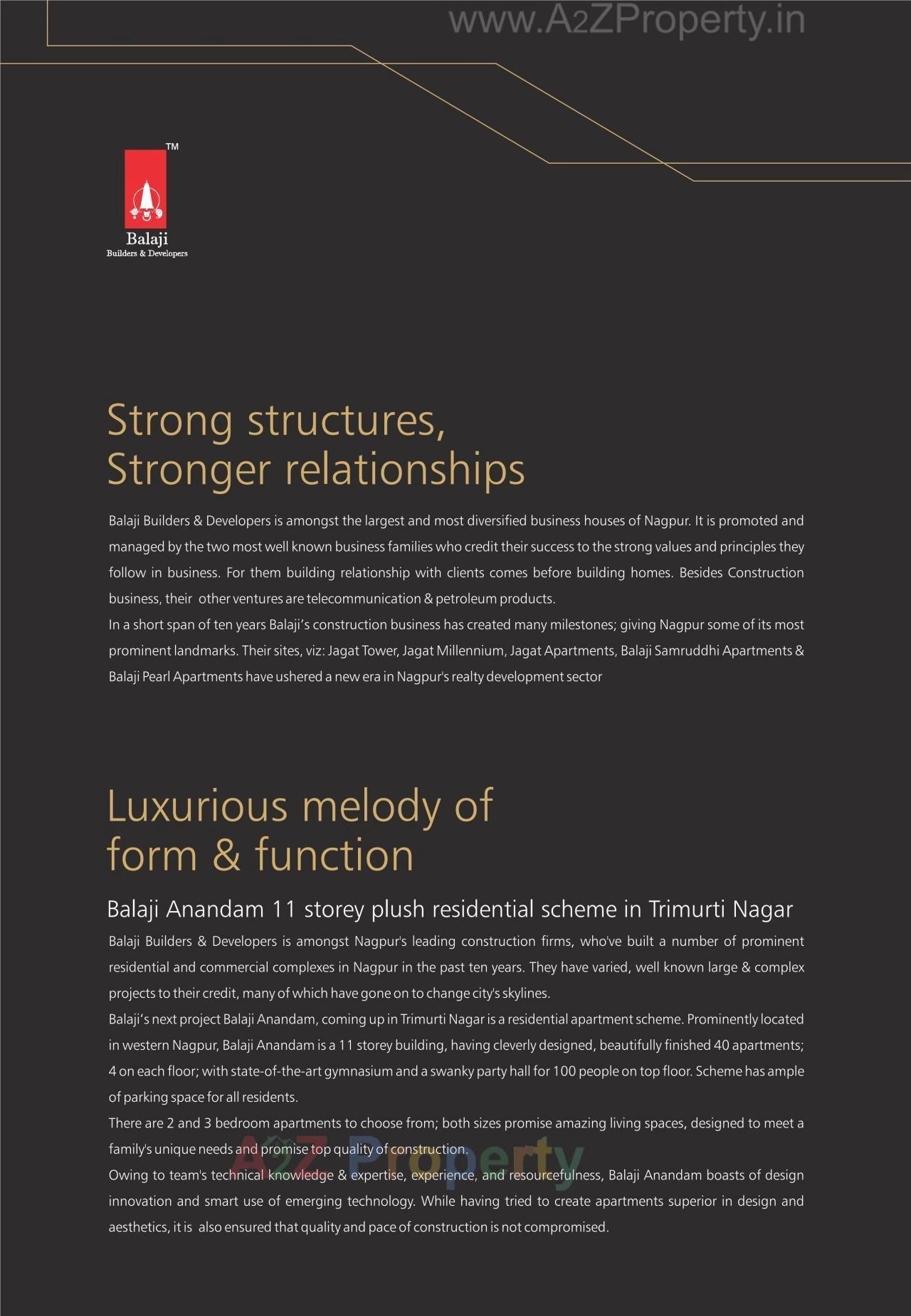  of real estate project Balaji Anandam located at Nagpur-m-corp, Nagpur, Maharashtra