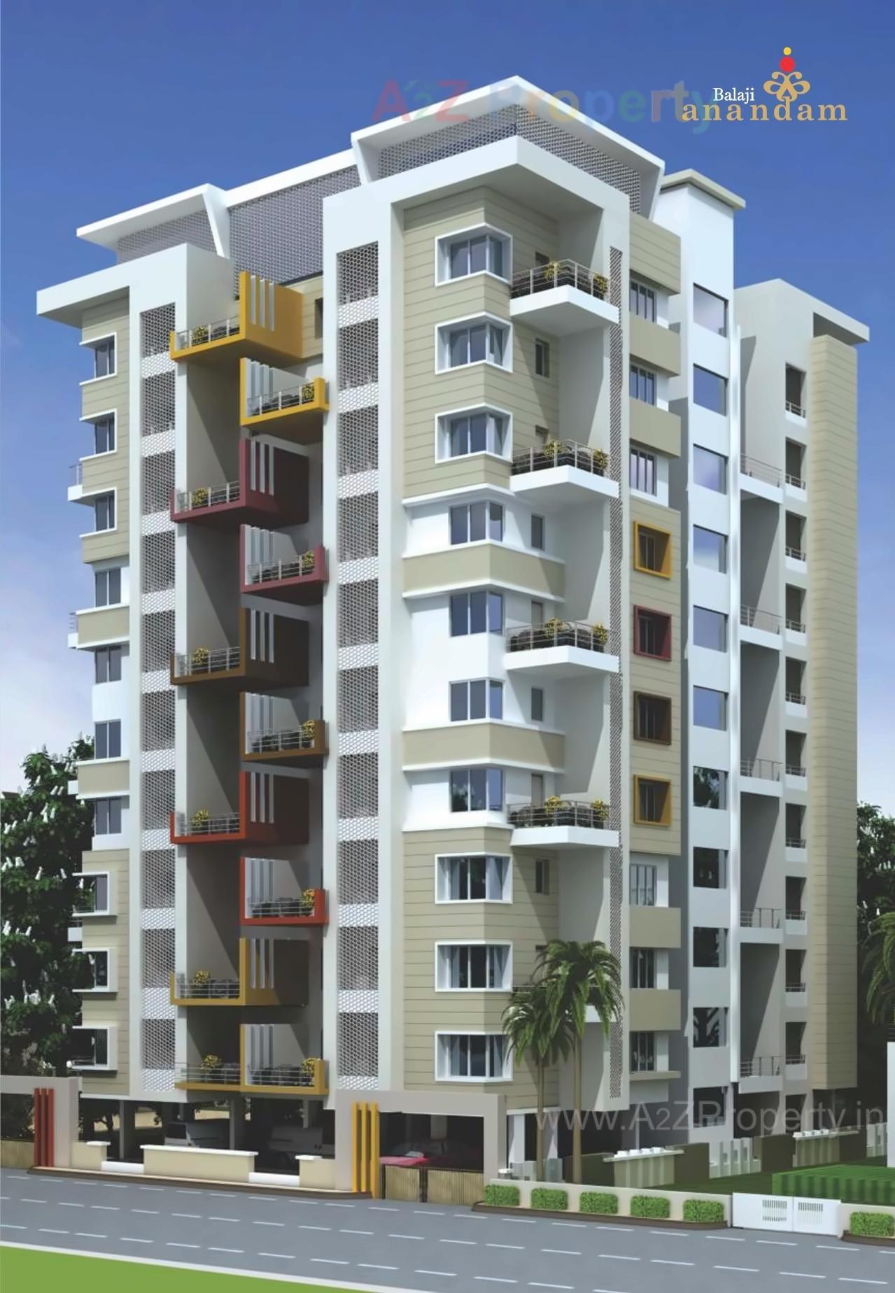 3D Elevation of real estate project Balaji Anandam located at Nagpur-m-corp, Nagpur, Maharashtra