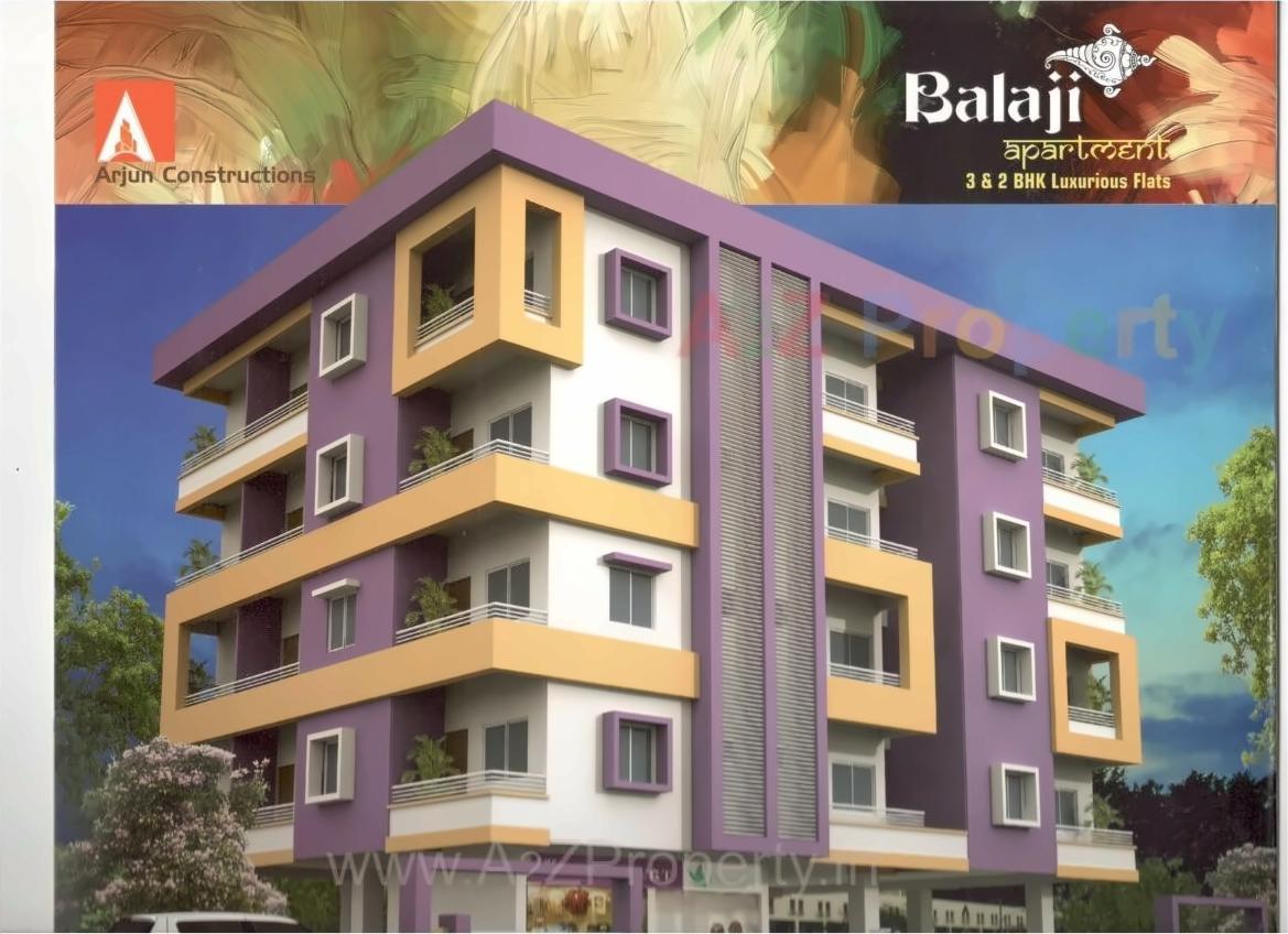 3D Elevation of real estate project Balaji Apartments located at Nagpur-m-corp, Nagpur, Maharashtra