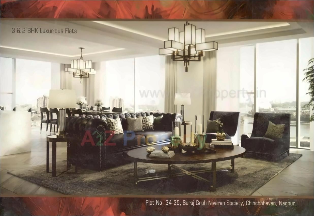 3D Elevation of real estate project Balaji Apartments located at Nagpur-m-corp, Nagpur, Maharashtra