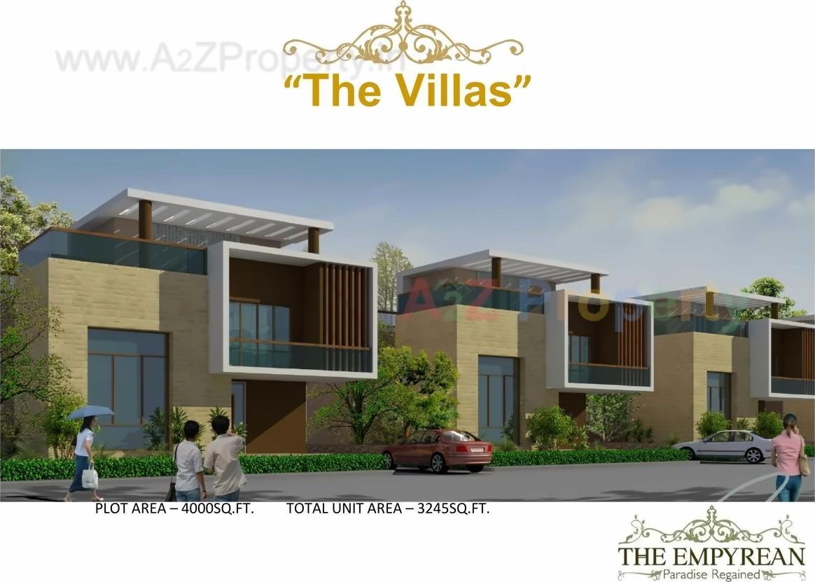 3D Elevation of real estate project Daffodil Highs, Unity Studio Apartments Eternity Villa located at Kothewada, Nagpur, Maharashtra