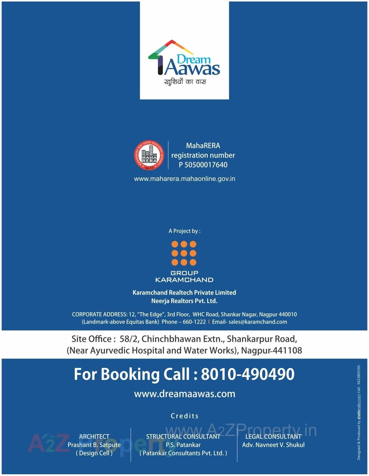  of real estate project Dream Aawas located at Shankarpur, Nagpur, Maharashtra