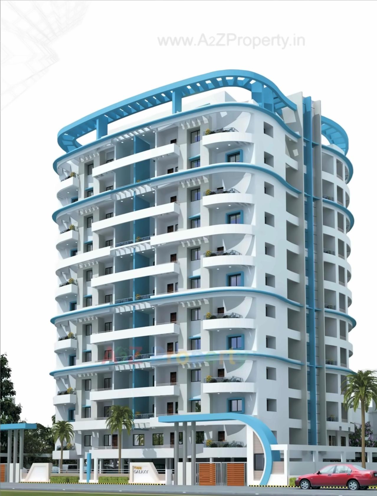 3D Elevation of real estate project Galaxy Prayag located at Nagpur-m-corp, Nagpur, Maharashtra