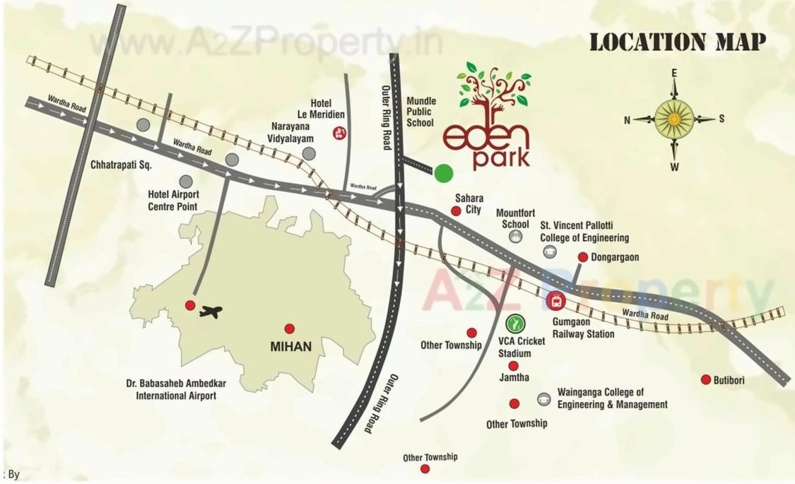  of real estate project Hibiscus Garden located at Gawasi-manapur, Nagpur, Maharashtra