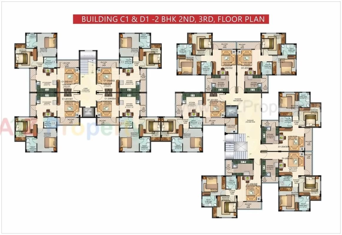 Layout of real estate project Hibiscus Garden located at Gawasi-manapur, Nagpur, Maharashtra