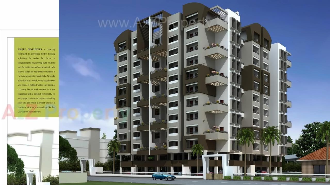 3D Elevation of real estate project Janai   Balaji Apartments located at Nagpur-m-corp, Nagpur, Maharashtra