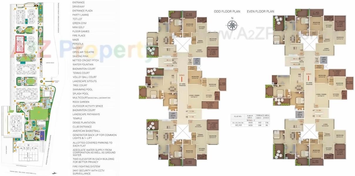 Layout of real estate project Jayanti Nagari Vii  J located at Besa, Nagpur, Maharashtra